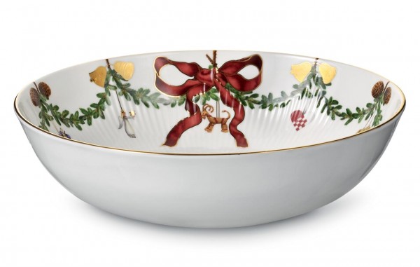 Star Fluted Christmas bowl 175cl/23,5cm
