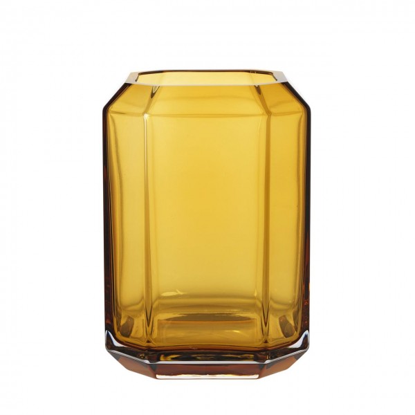 Jewel Vase 2 - amber, H.20cm, Ø14