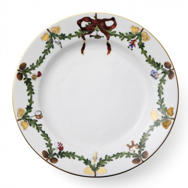 Star Fluted Christmas plate 22cm