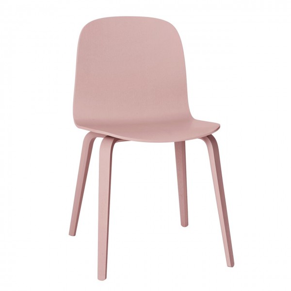 Visu Chair - Wood Base - Oak/white
