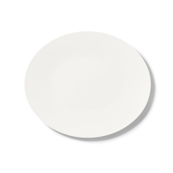 Platte oval / fischteller 32 cm weiss