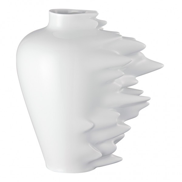 Vase 30 cm Fast Weiss